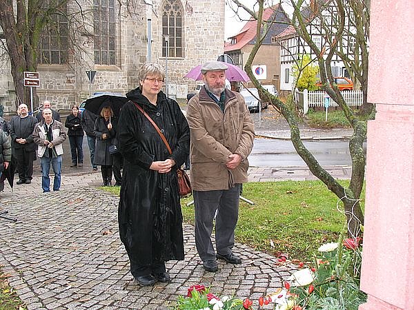 Gedenken der Opfer der antijüdischen Pogromnacht vor 61 Jahren