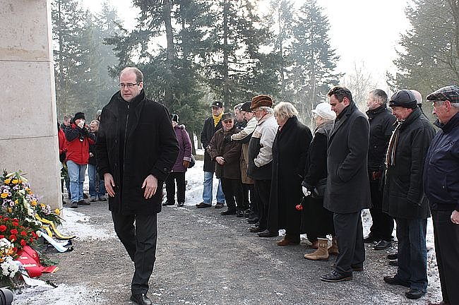 Gedenken auf dem Ehrenfriedhof