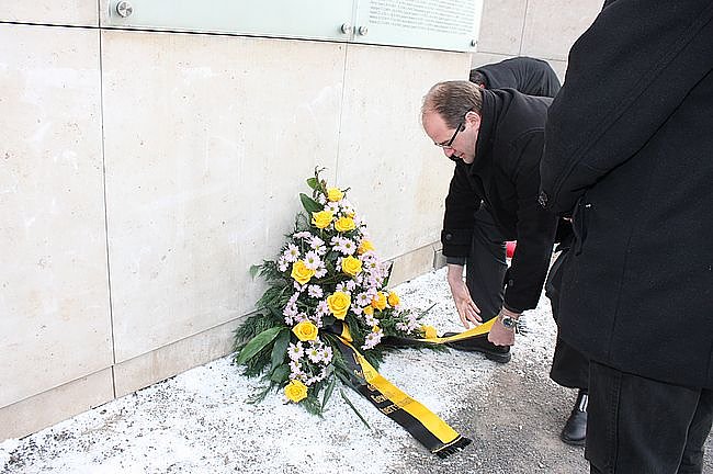 Gedenken auf dem Ehrenfriedhof