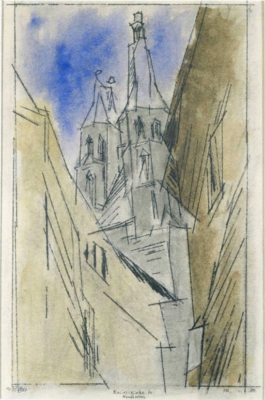 Das Feininger-Bild aus dem Jahr 1932 (Foto: Privat)
