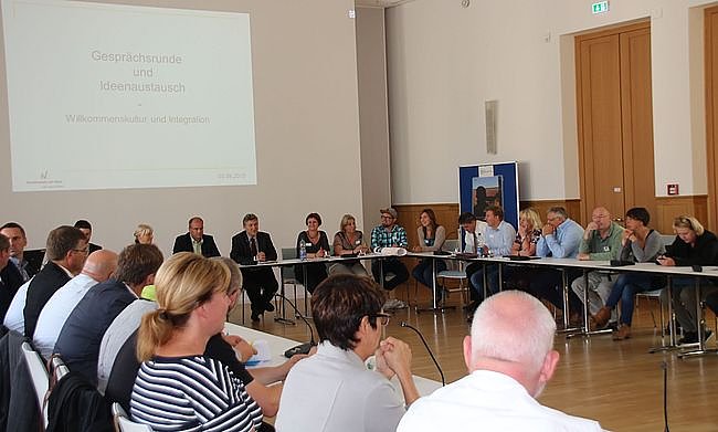 Ideenaustausch (Foto: Ilona Bergmann, Pressestelle Stadt Nordhausen)