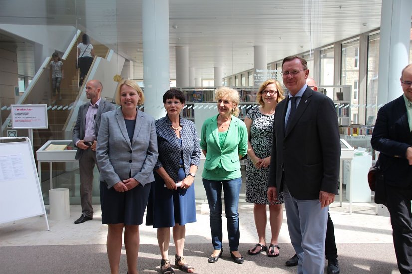 Ministerpräsident auf Sommertour (Foto: Ilona Bergmann, Pressestelle Stadt Nordhausen)