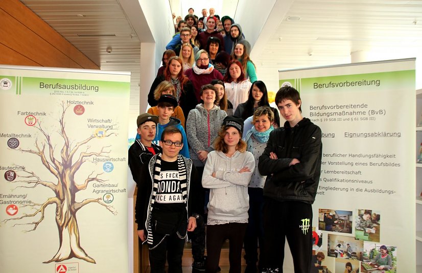 Projekttag für 45 Jugendliche  in der Stadtbibliothek (Foto: Ilona Bergmann) (Foto: Ilona Bergmann)