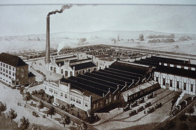 Werk Firma Orenstein und Koppel Nordhausen,1913 (Foto: Tabakspeicher)