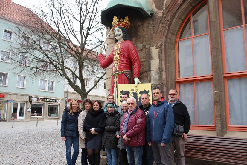 Oberbürgermeister begrüßt Gäste aus der Partnerstadt Bochum (Foto: Stadtverwaltung Nordhausen)