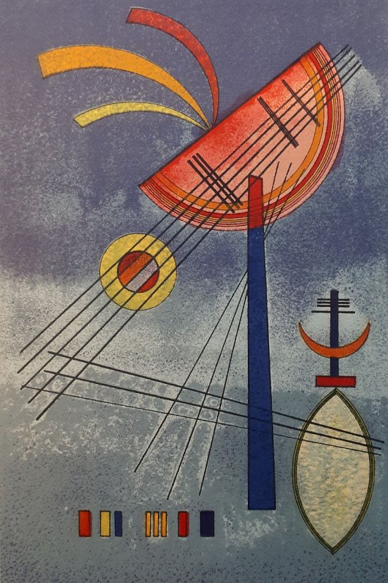 Kandinsky: Geneigter Halbkreis (Foto: Sundermann Fine Art) Kandinsky: Geneigter Halbkreis (Foto: Sundermann Fine Art)