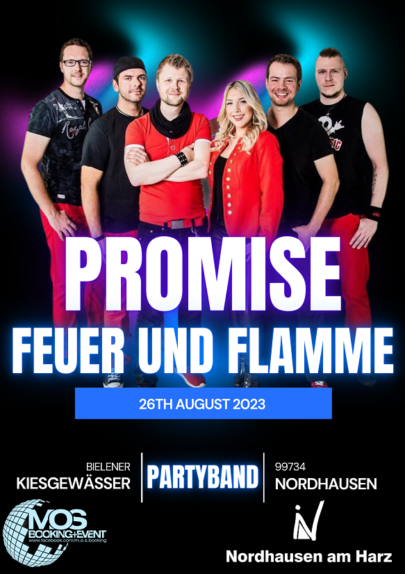 Promis TOP40 Partyband (Foto: M.O.S Booking + Event, Nordhausen)