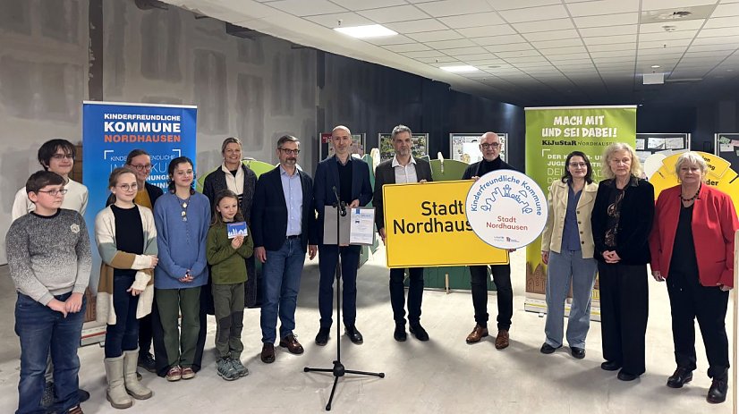 Nordhausen erhält das Siegel „Kinderfreundliche Kommune“ (Foto: Stadtverwaltung Nordhausen)