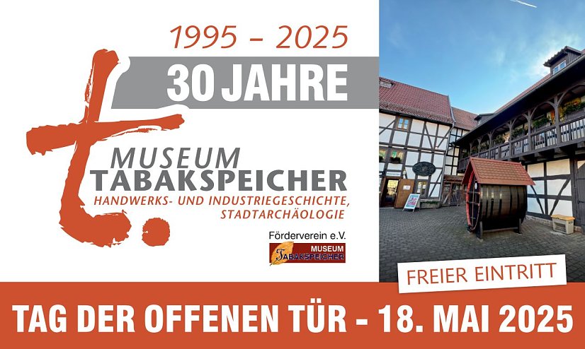 Museum Tabakspeicher wird 30 Jahre: Kulturelle Attraktion in der Nordhäuser Altstadt (Foto: )