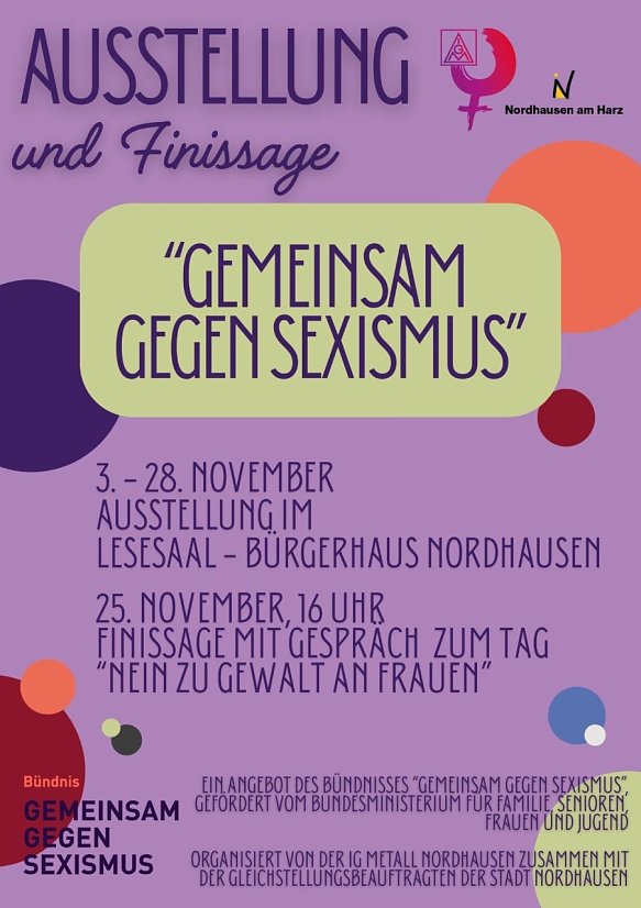 Ausstellung (Foto: Gemeinsam gegen Sexismus)