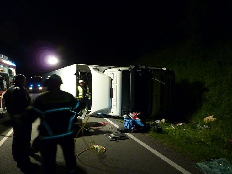 Unfall auf der B$ (Foto: Berufsfeuerwehr Nordhausen)