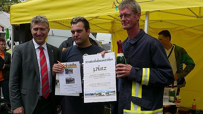 Rolandsfest 2014, Stra&szlig;enbahntauziehen