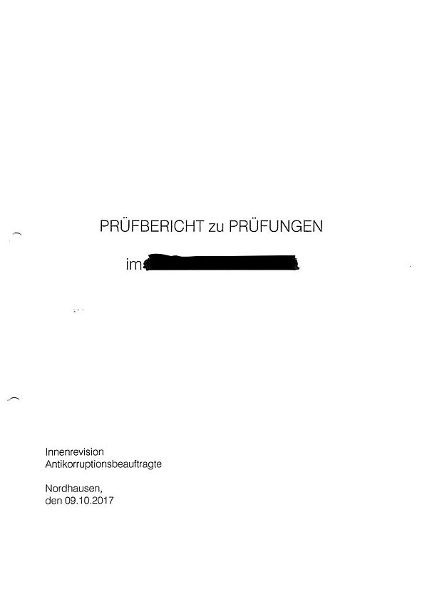 Antikorruptionsbericht 2017