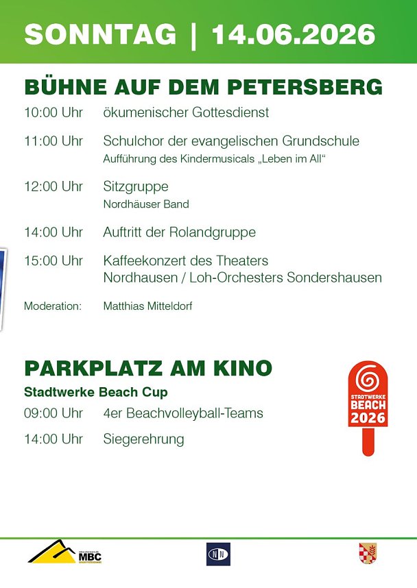 Programmheft des 56. Rolandsfests